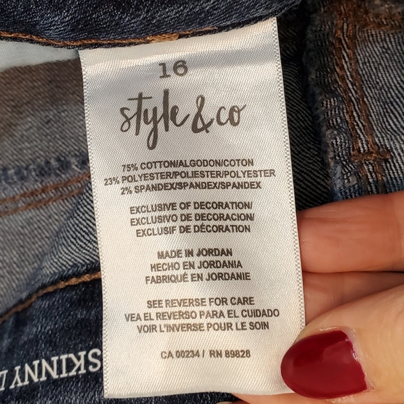 ➕️ Style & Company Curvy Skinny Leg - Picture 5 of 5